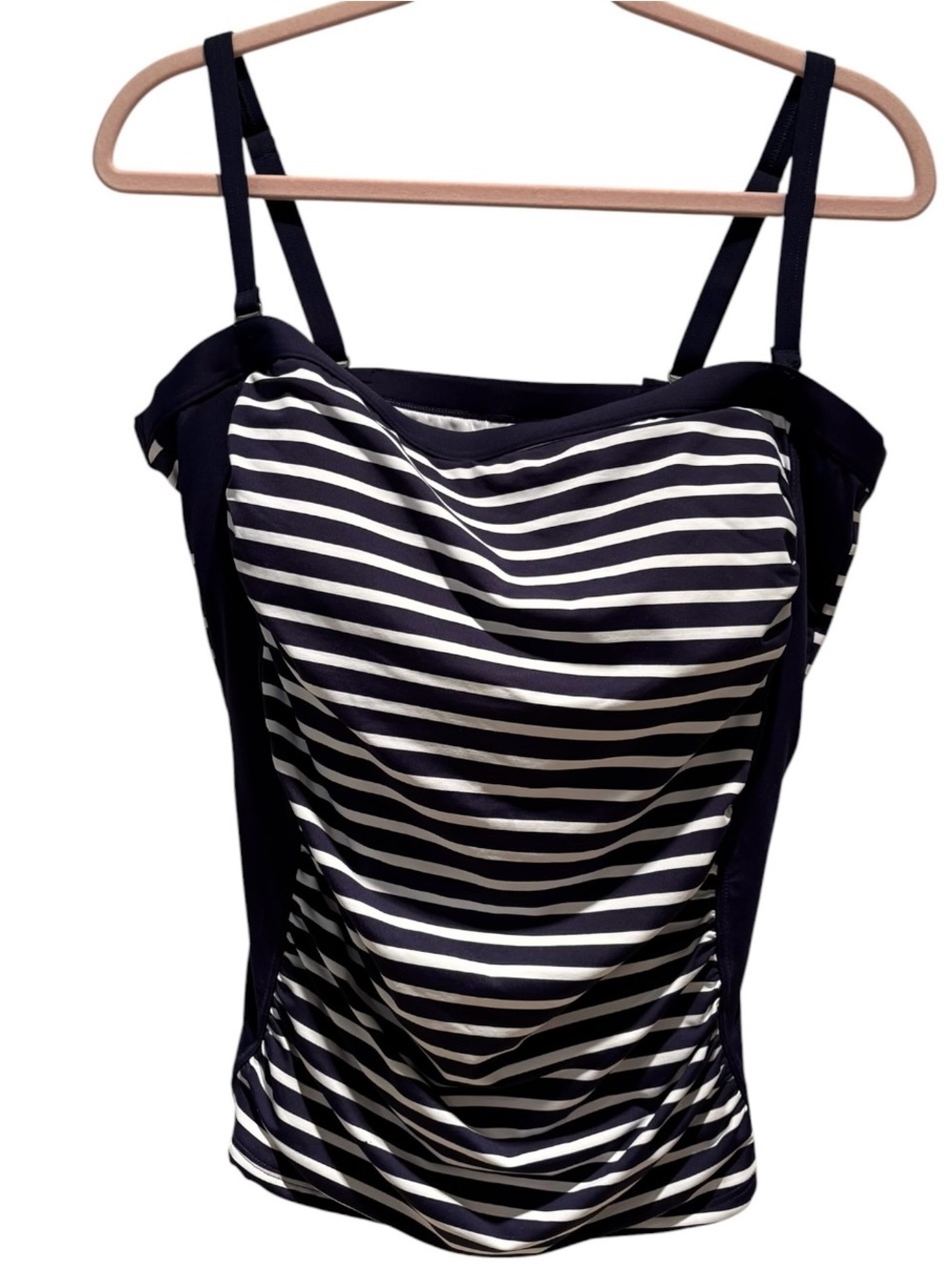 Lands End Swimsuit Tankini Top Size 14D Very Good Condition